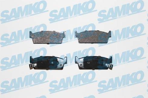 Samko 5SP1010 - Kit pastiglie freno, Freno a disco autozon.pro