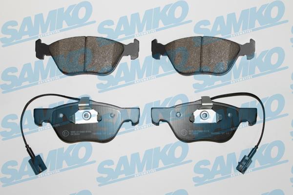 Samko 5SP1084 - Kit pastiglie freno, Freno a disco autozon.pro