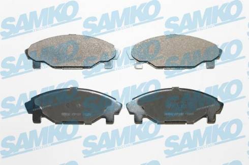 Samko 5SP1081 - Kit pastiglie freno, Freno a disco autozon.pro