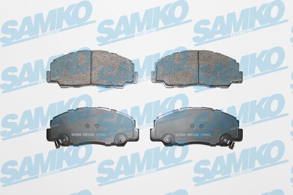 Samko 5SP1082 - Kit pastiglie freno, Freno a disco autozon.pro