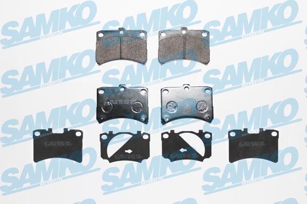 Samko 5SP1035 - Kit pastiglie freno, Freno a disco autozon.pro