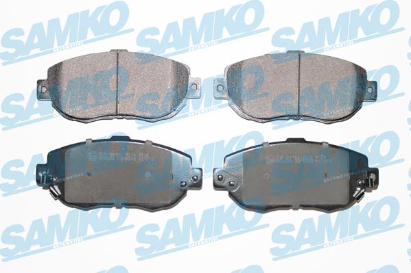 Samko 5SP1033 - Kit pastiglie freno, Freno a disco autozon.pro