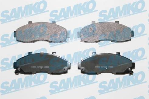 Samko 5SP1020 - Kit pastiglie freno, Freno a disco autozon.pro