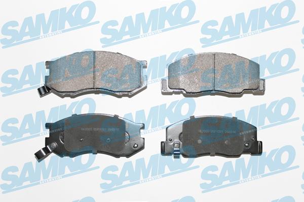 Samko 5SP1021 - Kit pastiglie freno, Freno a disco autozon.pro