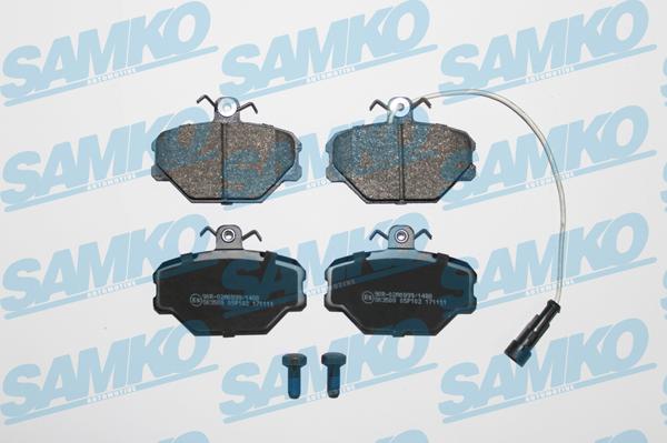 Samko 5SP102 - Kit pastiglie freno, Freno a disco autozon.pro