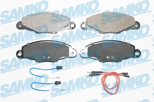 Samko 5SP1140 - Kit pastiglie freno, Freno a disco autozon.pro