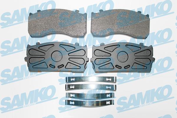 Samko 5SP1169 - Kit pastiglie freno, Freno a disco autozon.pro