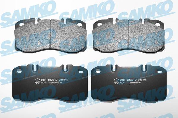 Samko 5SP1164 - Kit pastiglie freno, Freno a disco autozon.pro