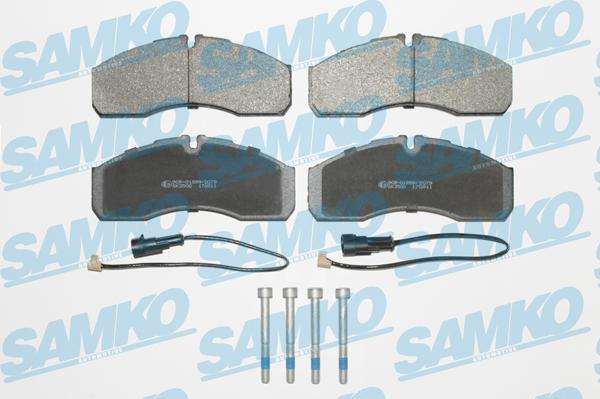 Samko 5SP1109B - Kit pastiglie freno, Freno a disco autozon.pro