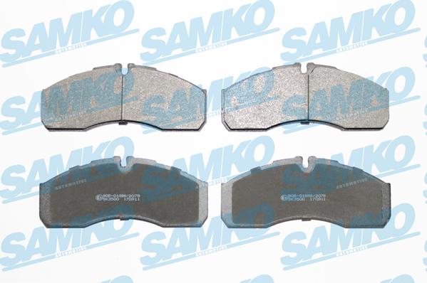 Samko 5SP1109 - Kit pastiglie freno, Freno a disco autozon.pro