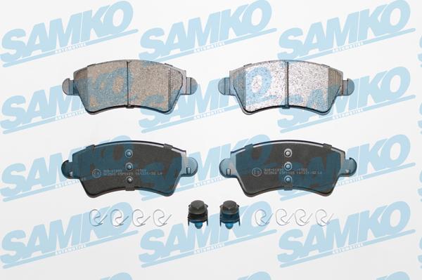 Samko 5SP1105 - Kit pastiglie freno, Freno a disco autozon.pro