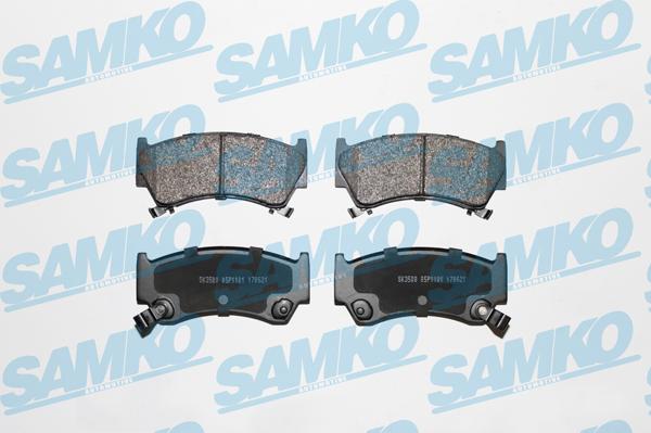 Samko 5SP1101 - Kit pastiglie freno, Freno a disco autozon.pro