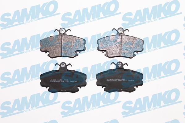 Samko 5SP1107 - Kit pastiglie freno, Freno a disco autozon.pro