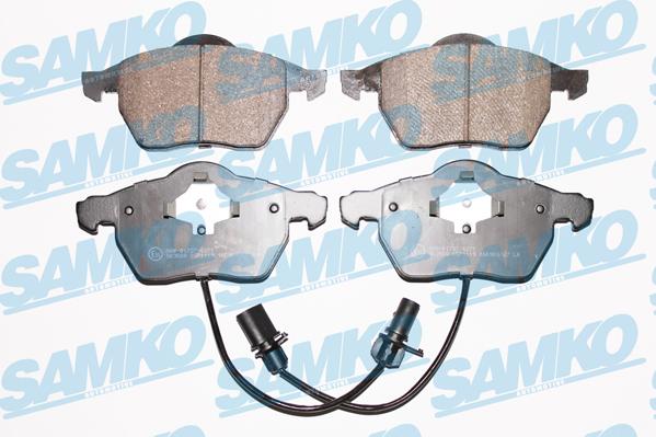 Samko 5SP1119 - Kit pastiglie freno, Freno a disco autozon.pro