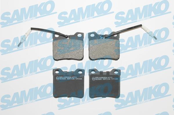 Samko 5SP1134 - Kit pastiglie freno, Freno a disco autozon.pro