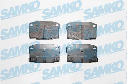 Samko 5SP1128 - Kit pastiglie freno, Freno a disco autozon.pro