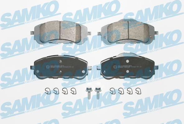 Samko 5SP1845 - Kit pastiglie freno, Freno a disco autozon.pro