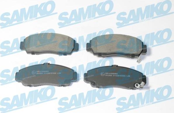 Samko 5SP1840 - Kit pastiglie freno, Freno a disco autozon.pro