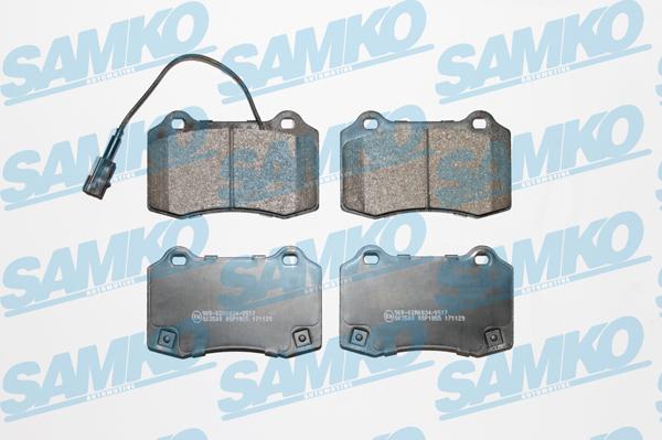 Samko 5SP1855 - Kit pastiglie freno, Freno a disco autozon.pro