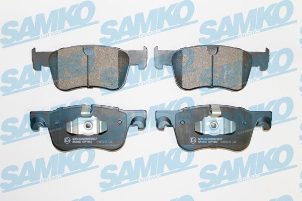 Samko 5SP1852 - Kit pastiglie freno, Freno a disco autozon.pro