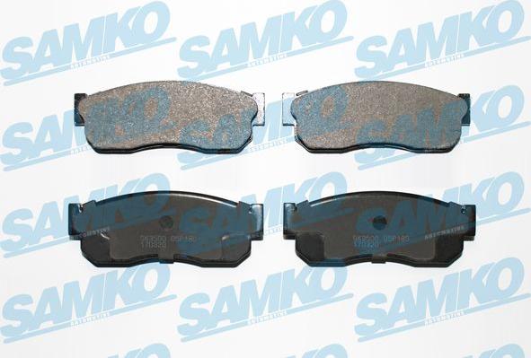 Samko 5SP185 - Kit pastiglie freno, Freno a disco autozon.pro