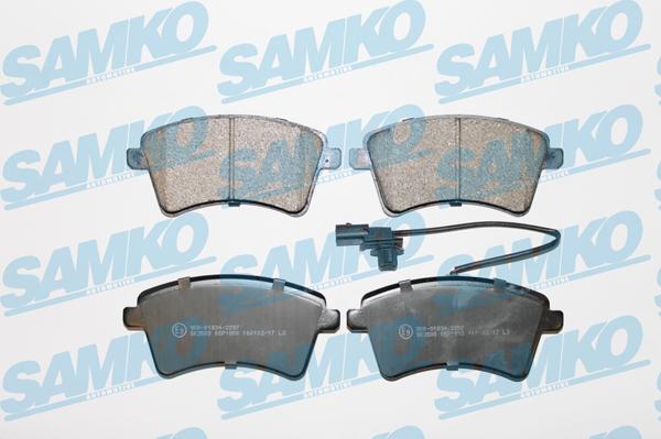 Samko 5SP1800 - Kit pastiglie freno, Freno a disco autozon.pro