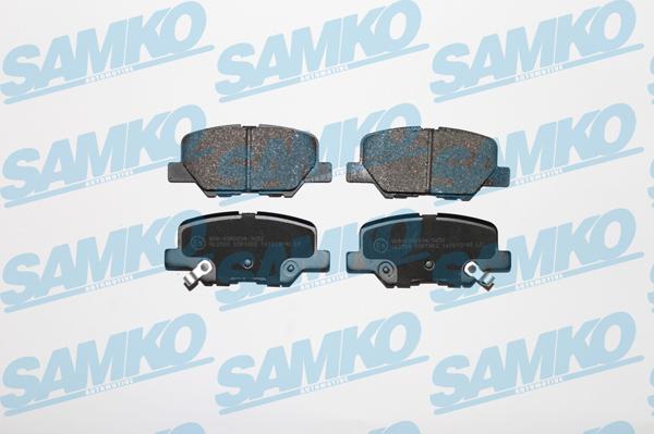 Samko 5SP1802 - Kit pastiglie freno, Freno a disco autozon.pro