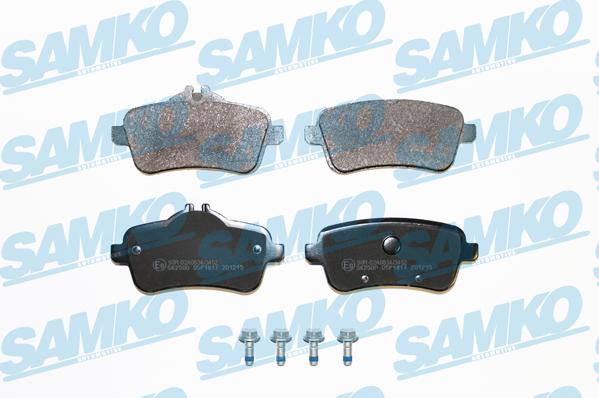 Samko 5SP1817 - Kit pastiglie freno, Freno a disco autozon.pro