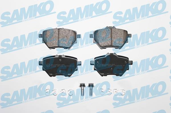 Samko 5SP1838 - Kit pastiglie freno, Freno a disco autozon.pro