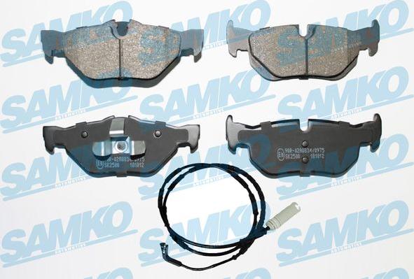 Samko 5SP1876A - Kit pastiglie freno, Freno a disco autozon.pro