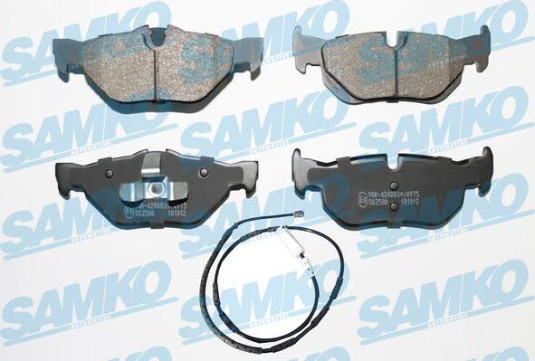 Samko 5SP1876B - Kit pastiglie freno, Freno a disco autozon.pro