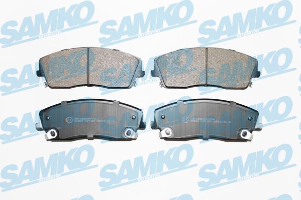 Samko 5SP1399 - Kit pastiglie freno, Freno a disco autozon.pro