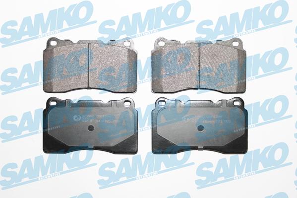 Samko 5SP1394 - Kit pastiglie freno, Freno a disco autozon.pro