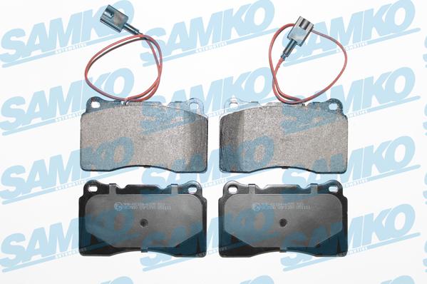 Samko 5SP1393 - Kit pastiglie freno, Freno a disco autozon.pro