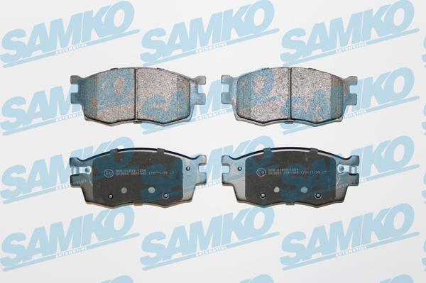 Samko 5SP1345 - Kit pastiglie freno, Freno a disco autozon.pro