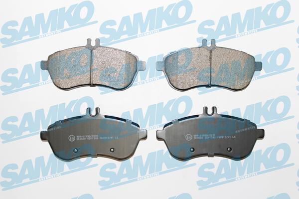 Samko 5SP1340 - Kit pastiglie freno, Freno a disco autozon.pro