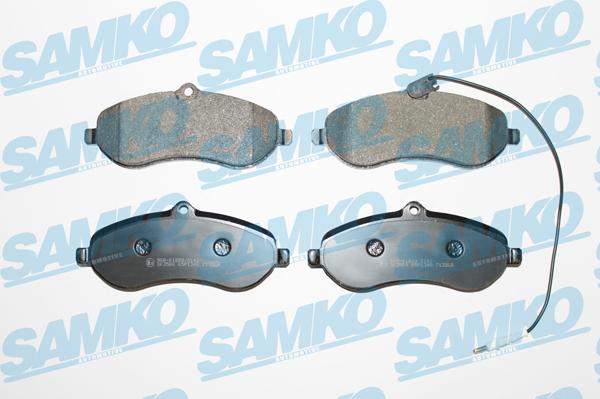 Samko 5SP1348 - Kit pastiglie freno, Freno a disco autozon.pro