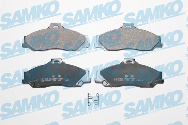 Samko 5SP1355 - Kit pastiglie freno, Freno a disco autozon.pro