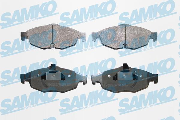 Samko 5SP1356 - Kit pastiglie freno, Freno a disco autozon.pro