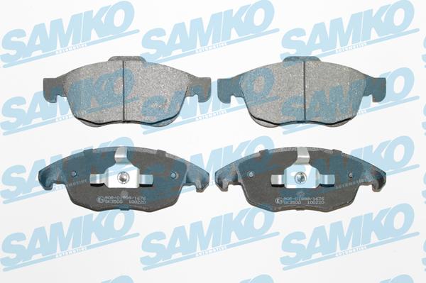 Samko 5SP1351 - Kit pastiglie freno, Freno a disco autozon.pro