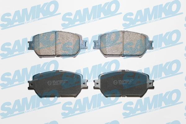 Samko 5SP1361 - Kit pastiglie freno, Freno a disco autozon.pro