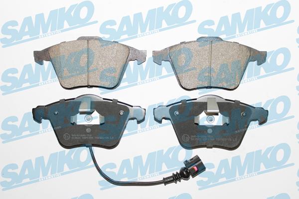 Samko 5SP1384 - Kit pastiglie freno, Freno a disco autozon.pro