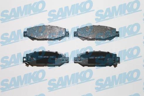 Samko 5SP1385 - Kit pastiglie freno, Freno a disco autozon.pro