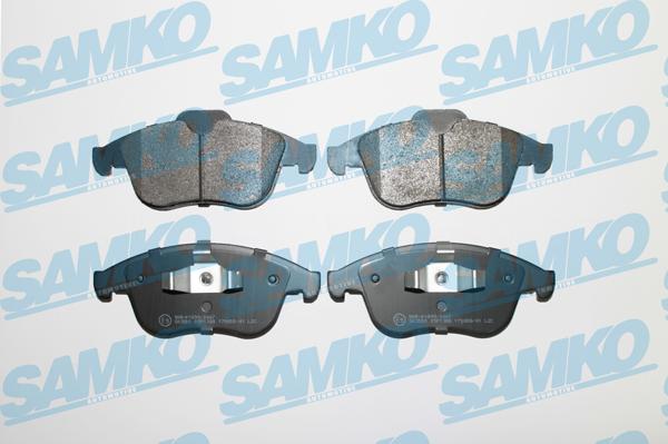 Samko 5SP1388 - Kit pastiglie freno, Freno a disco autozon.pro