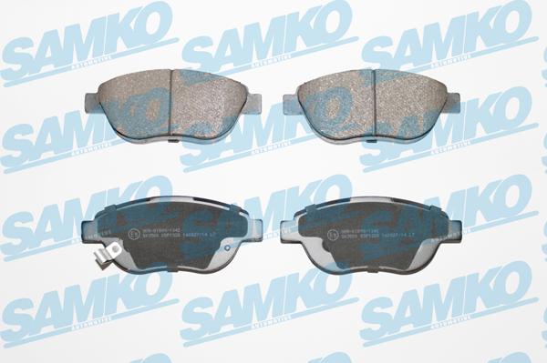 Samko 5SP1328 - Kit pastiglie freno, Freno a disco autozon.pro