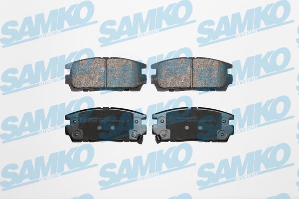 Samko 5SP1323 - Kit pastiglie freno, Freno a disco autozon.pro