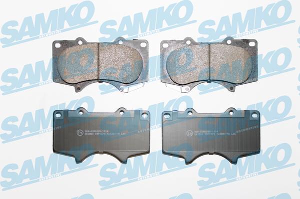 Samko 5SP1379 - Kit pastiglie freno, Freno a disco autozon.pro