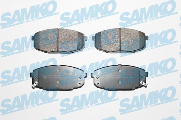 Samko 5SP1375 - Kit pastiglie freno, Freno a disco autozon.pro