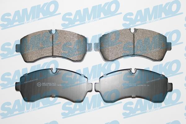 Samko 5SP1295 - Kit pastiglie freno, Freno a disco autozon.pro