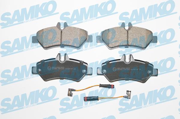 Samko 5SP1293 - Kit pastiglie freno, Freno a disco autozon.pro